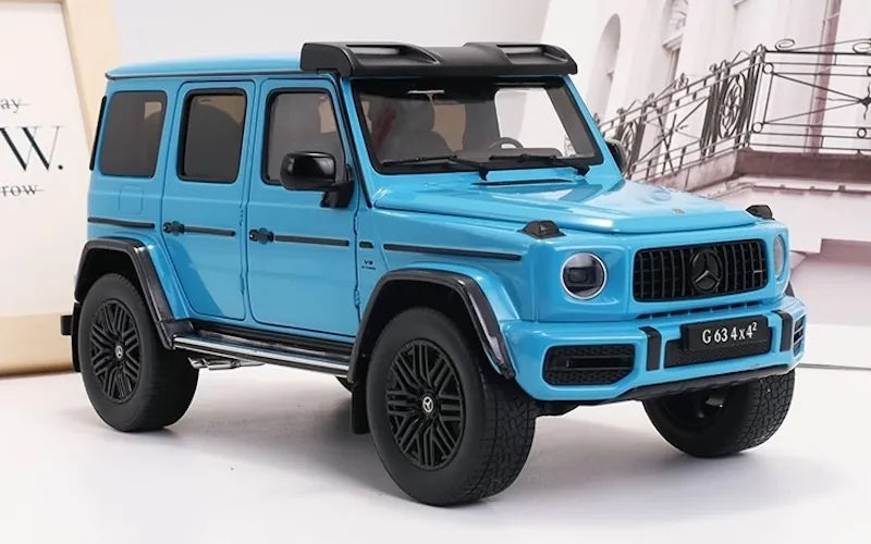 1:18 Mercedes-AMG 2022 G63 4×4² Blue Die Cast Model Car