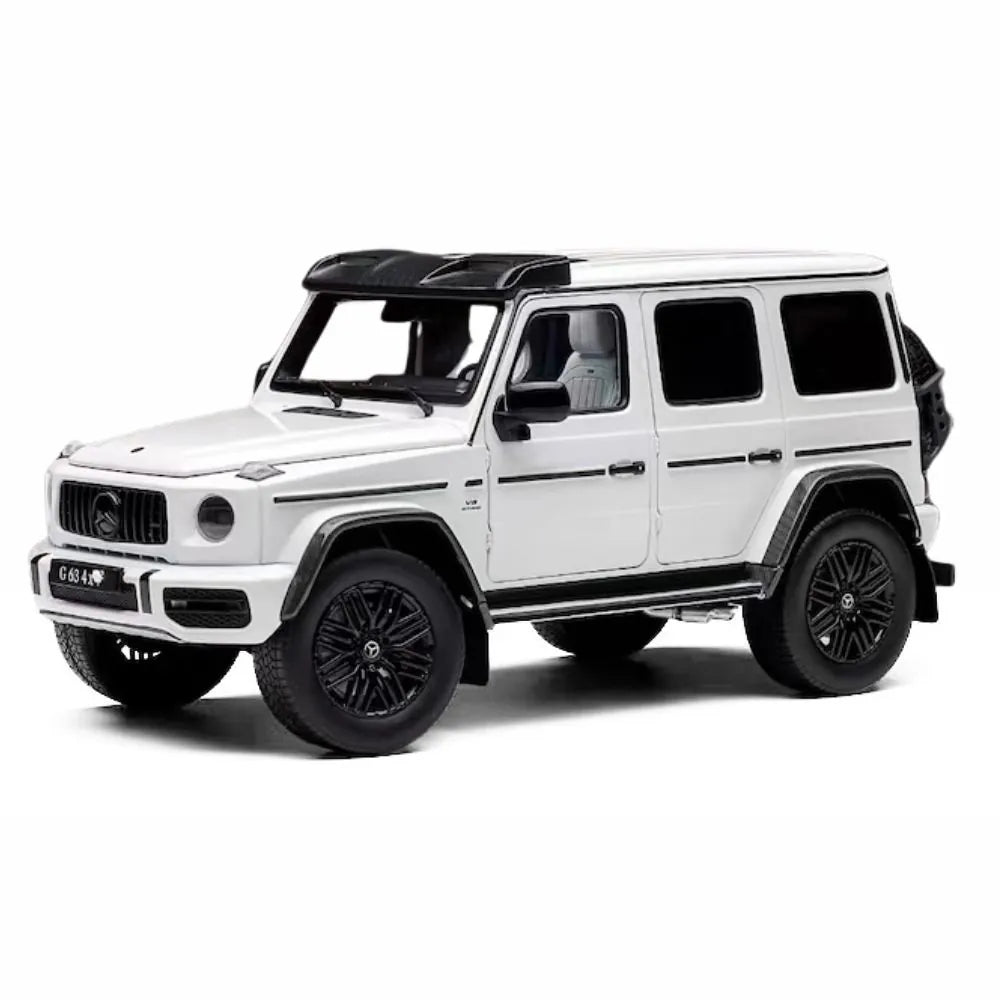 1:18 Mercedes-AMG 2022 G63 4×4² White Die Cast Model Car