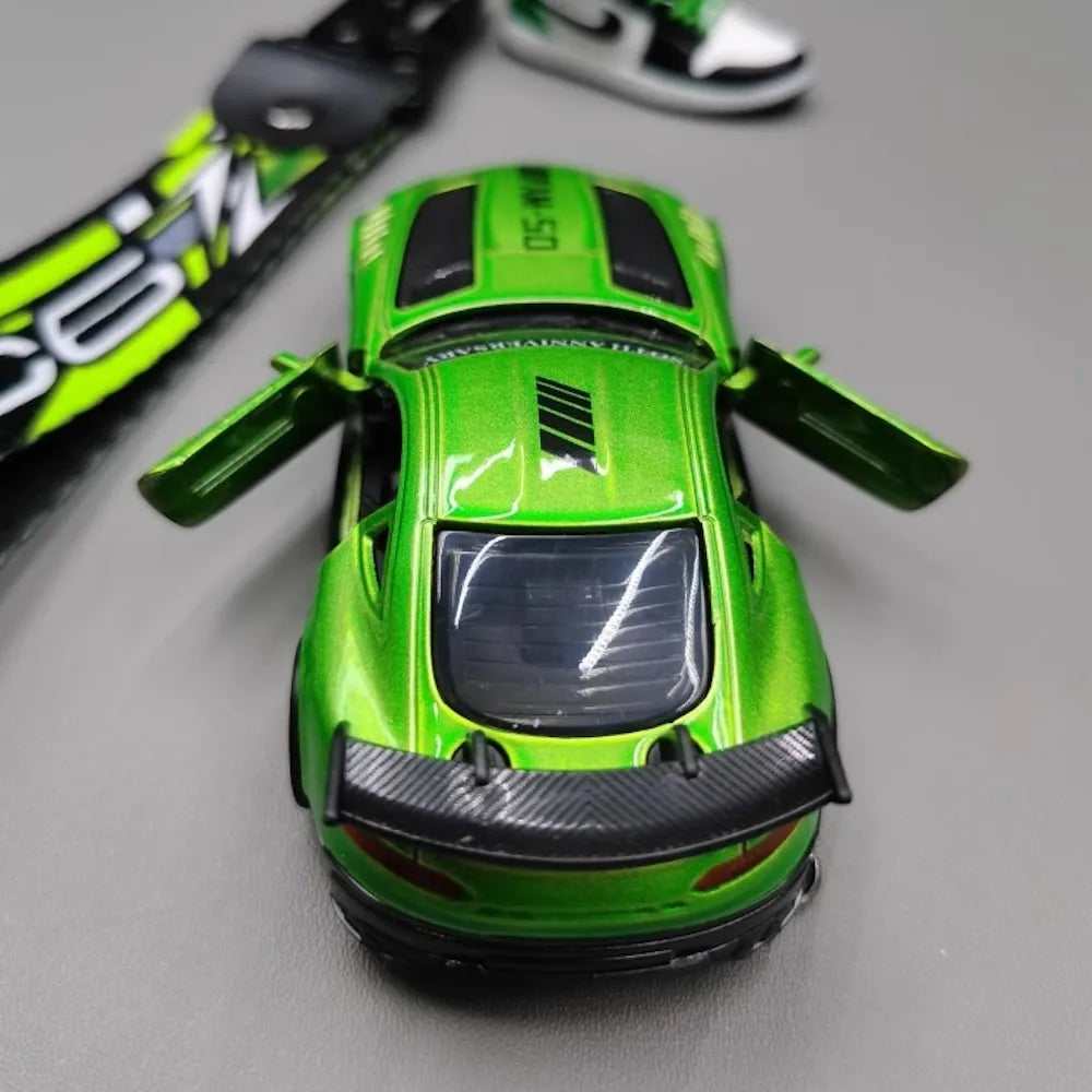 Mercedes AMG GT R Sport Keychains 1:64 모형 자동차 Keychain