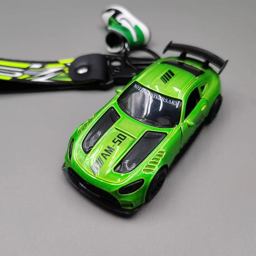 Mercedes AMG GT R Sport Keychains 1:64 모형 자동차 Keychain