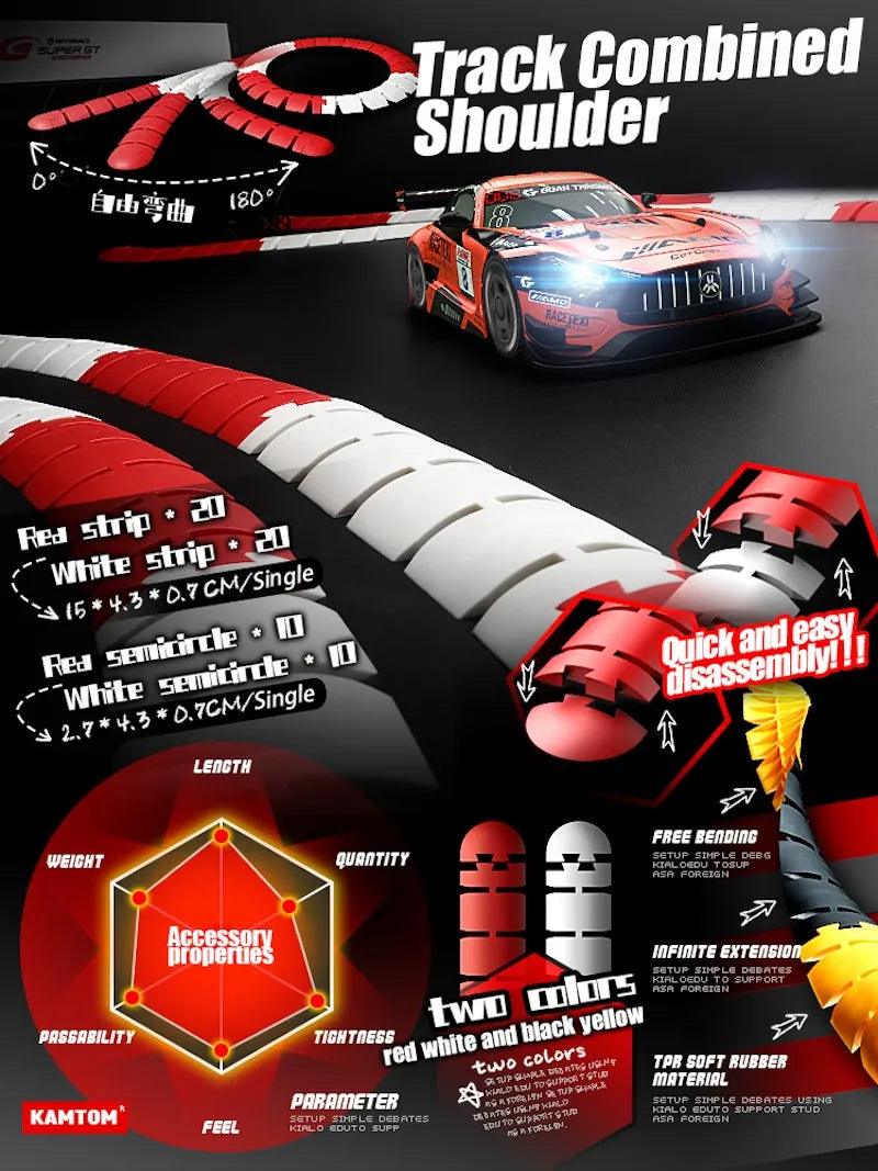 1:24 Scale Mercedes-AMG GT3 RC Racing Car RC Car