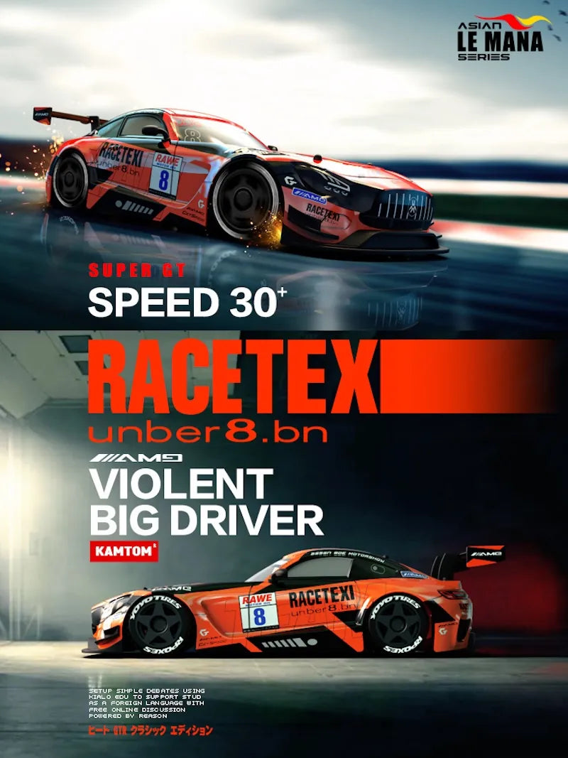 1:24 Scale Mercedes-AMG GT3 RC Racing Car RC Car