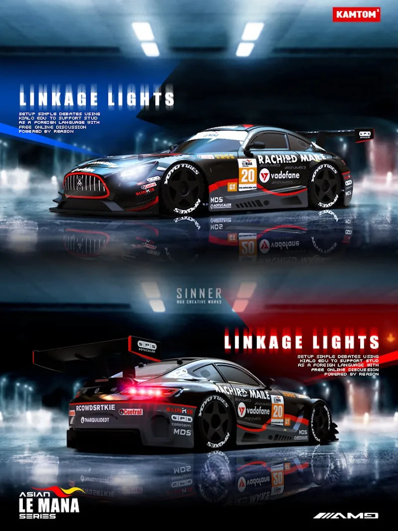 1:24 Scale Mercedes-AMG GT3 RC Racing Car RC Car