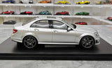 [GT Spirit] 1:18 Mercedes-Benz 2008 C63 AMG argent voiture miniature Resin