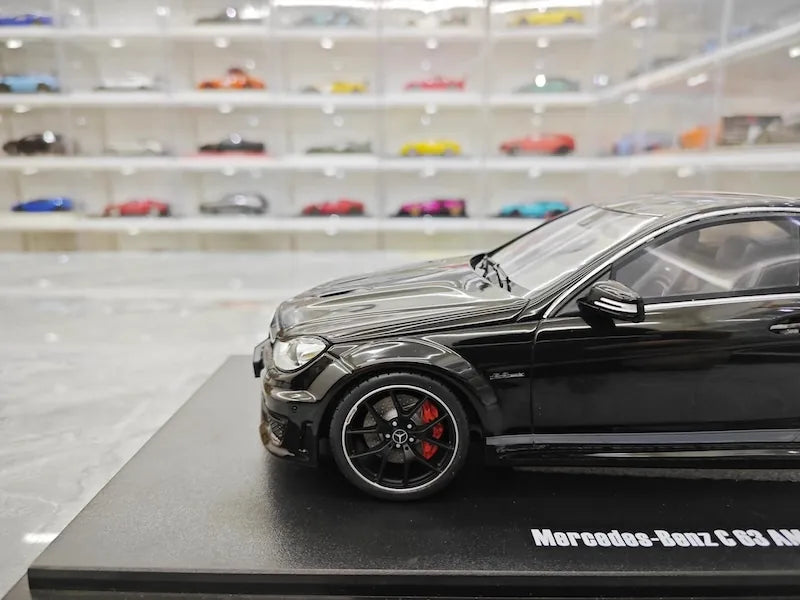1:18 Mercedes-Benz 2014 C63 507 AMG Black Die Cast Model Car