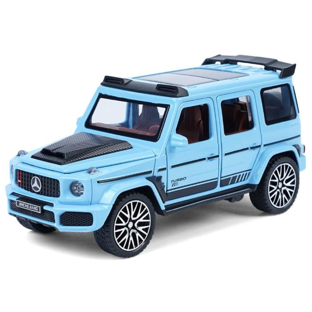 1:32 Mercedes-Brabus 2022 G800 4×4² Blue Model Car