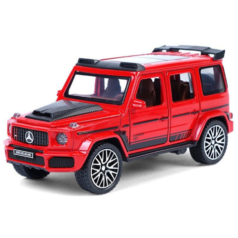 1:32 Mercedes-Brabus 2022 G800 4×4² Red Model Car