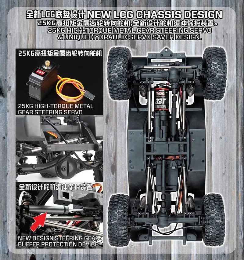 1:10 Mercedes-Benz G-Class AMG 4x4² RC Off-Road auto RC auto
