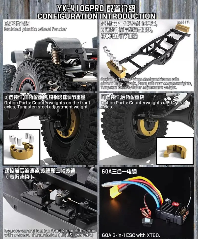 1:10 Mercedes-Benz G-Class AMG 4x4² RC Off-Road auto RC auto