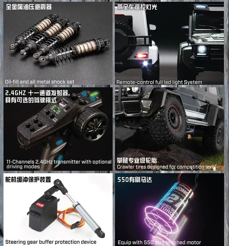 1:10 Mercedes-Benz G-Class AMG 4x4² RC Off-Road auto RC auto