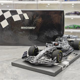 1:18 Alfa Romeo 2022 C42 #77 اختبار برشلونة فالتيري بوتاس سيارة موديل راتنج F1 من Minichamps - عرض 12
