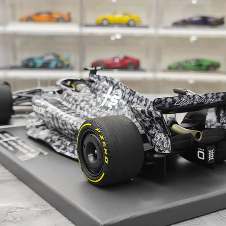 1:18 Alfa Romeo 2022 C42 #77 Barcelona Test Valtteri Bottas F1 Resin-Modell von Minichamps – Ansicht 6