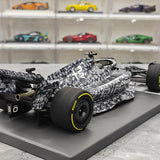 1:18 Alfa Romeo 2022 C42 #77 اختبار برشلونة فالتيري بوتاس سيارة موديل من الراتنج F1 من Minichamps - عرض 8