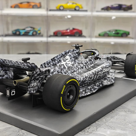 1:18 Alfa Romeo 2022 C42 #77 Barcelona Test Valtteri Bottas F1 Resin-Modell von Minichamps – Ansicht 8