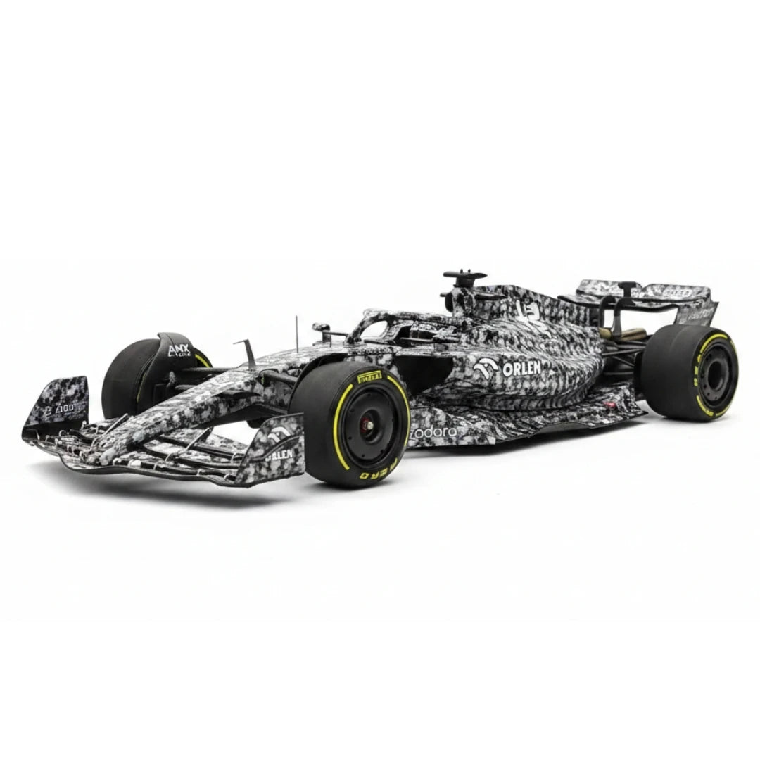 1:18 Alfa Romeo 2022 C42 #88 اختبار برشلونة روبرت كوبيكا F1 نموذج سيارة من الراتنج من Minichamps - عرض 14