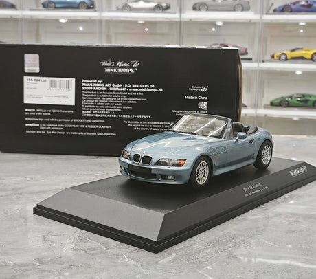 Minichamps BMW 1997 Z3 Roadster بلو 1:18 – نموذج راتنج قابل للجمع