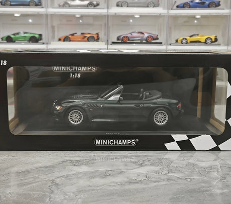 Minichamps BMW 1997 Z3 Roadster 1:18 الأخضر – نموذج راتنج قابل للجمع