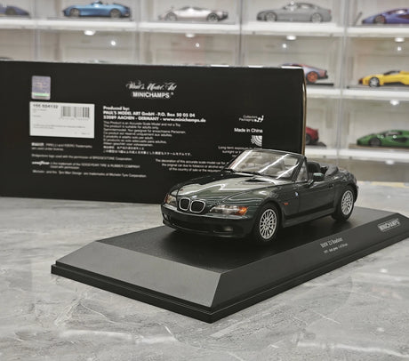 Minichamps BMW 1997 Z3 Roadster 1:18 الأخضر – نموذج راتنج قابل للجمع