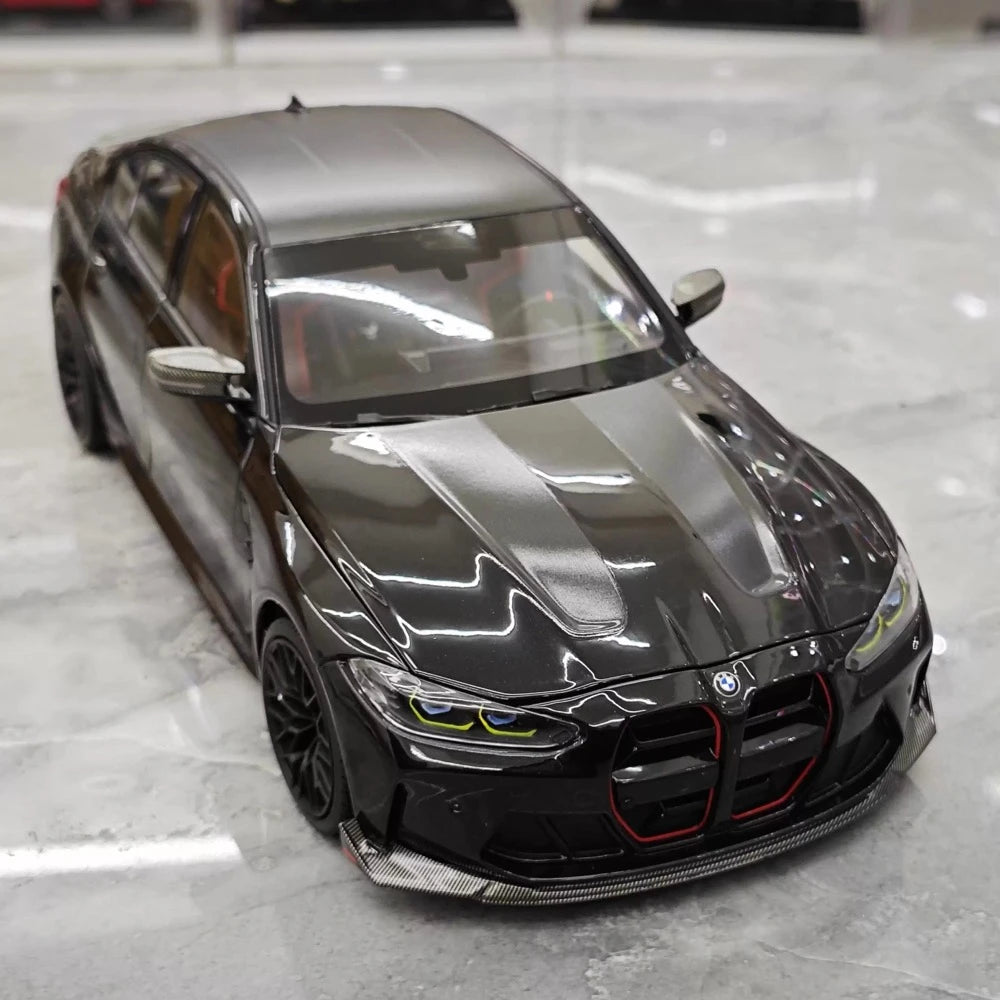 [Minichamps] 1:18 BMW 2023 G80 M3 CS nero modellino di auto Die-Cast
