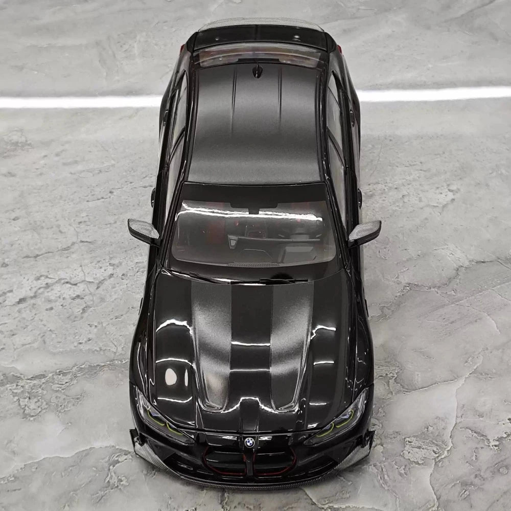 [Minichamps] 1:18 BMW 2023 G80 M3 CS nero modellino di auto Die-Cast