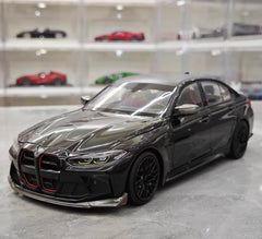[Minichamps] 1:18 BMW 2023 G80 M3 CS nero modellino di auto Die-Cast