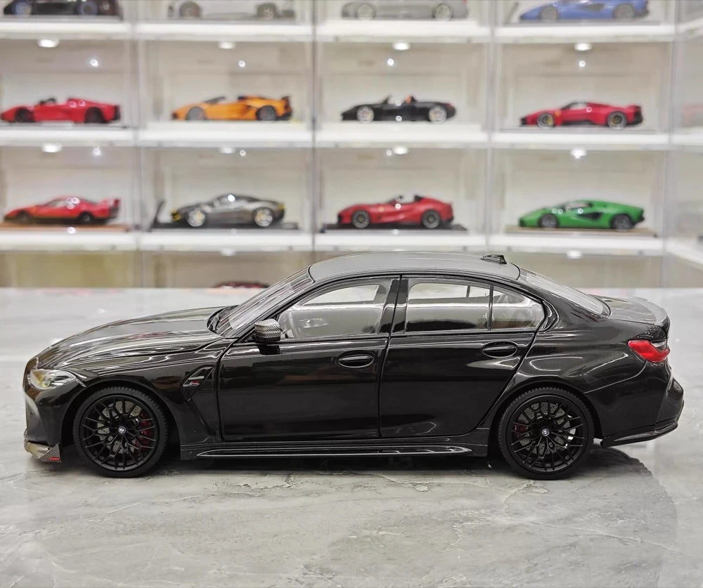 [Minichamps] 1:18 BMW 2023 G80 M3 CS Black Model Car Die-Cast