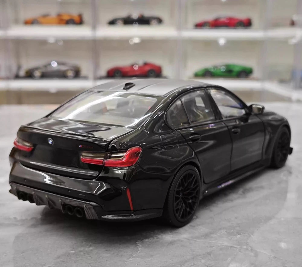 [Minichamps] 1:18 BMW 2023 G80 M3 CS nero modellino di auto Die-Cast