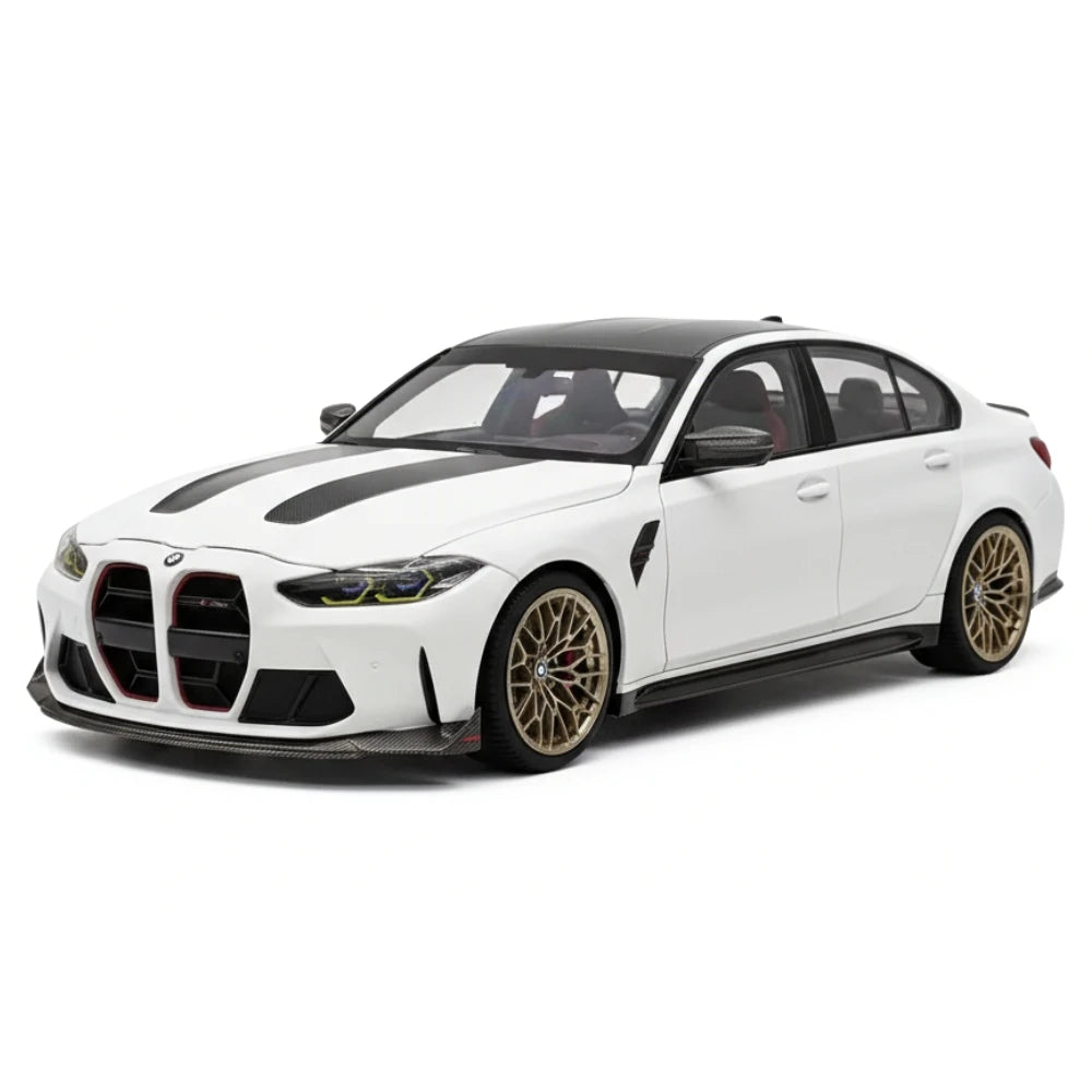 [Minichamps] 1:18 BMW 2023 G80 M3 CS White Model Car Die-Cast