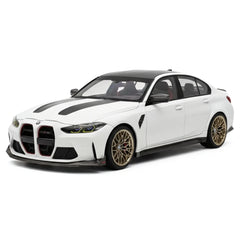 [Minichamps] 1:18 BMW 2023 G80 M3 CS White Model Car Die-Cast