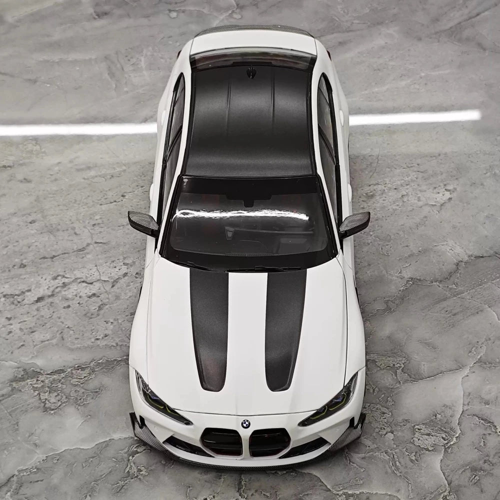[Minichamps] 1:18 BMW 2023 G80 M3 CS White Model Car Die-Cast