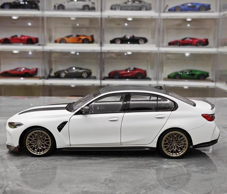 [Minichamps] 1:18 BMW 2023 G80 M3 CS valkoinen pienoismalli Die-Cast