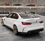 [Minichamps] 1:18 BMW 2023 G80 M3 CS White Model Car Die-Cast