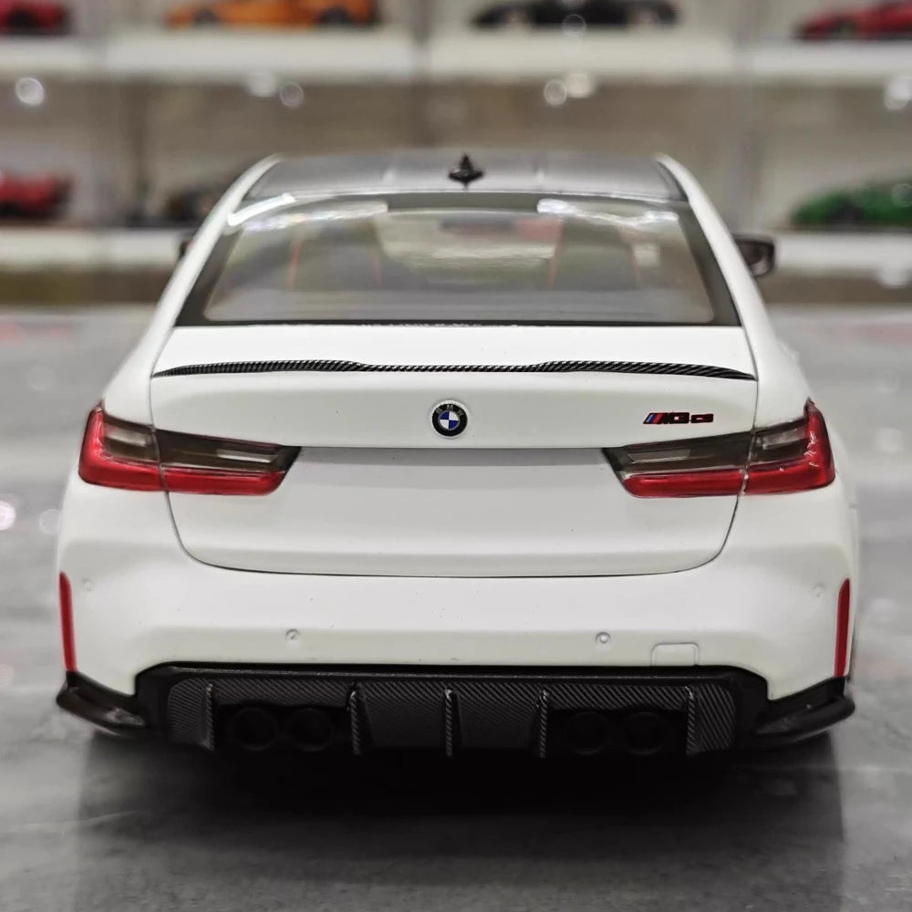[Minichamps] 1:18 BMW 2023 G80 M3 CS White Model Car Die-Cast