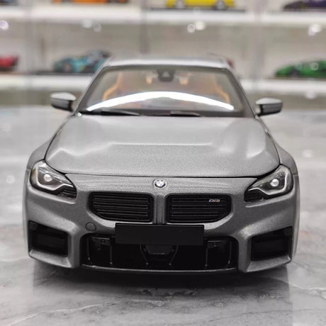 [Minichamps] 1:18 BMW 2023 G87 M2 harmaa pienoismalli Die-Cast