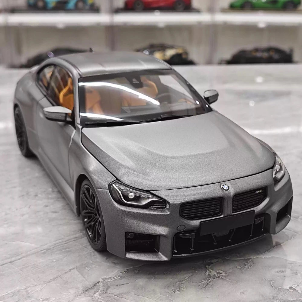 [Minichamps] 1:18 BMW 2023 G87 M2 Gray Model Car Die-Cast