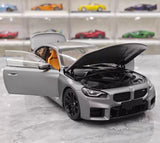 [Minichamps] 1:18 BMW 2023 G87 M2 Gray Model Car Die-Cast