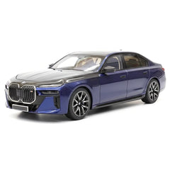 [Minichamps] 1:18 BMW 2024 G70 i7 nero modellino di auto Die-Cast
