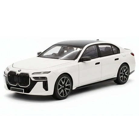 [Minichamps] 1:18 BMW 2024 G70 i7 valkoinen pienoismalli Die-Cast