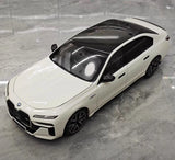 [Minichamps] 1:18 BMW 2024 G70 i7 White Model Car Die-Cast