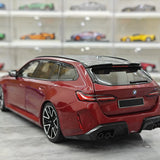 Minichamps BMW 2024 M5 Touring G99 Rojo Oscuro Metálico 1:18 – Resina de Modelo de Resina de Colección