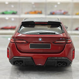 Minichamps BMW 2024 M5 Touring G99 Rojo Oscuro Metálico 1:18 – Resina de Modelo de Resina de Colección