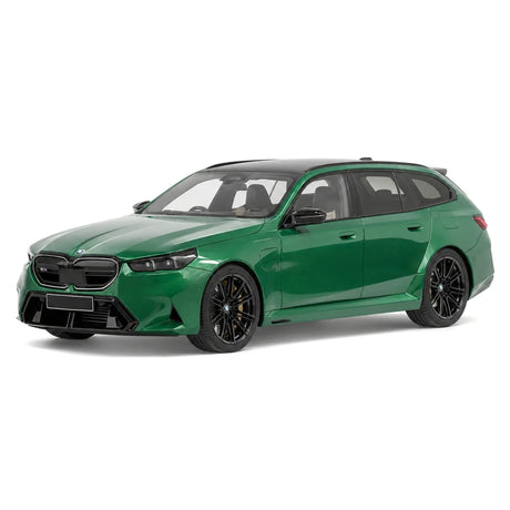 Minichamps BMW 2024 M5 Touring G99 Green Metallic 1:18 – Resina da collezione per modelli in resina