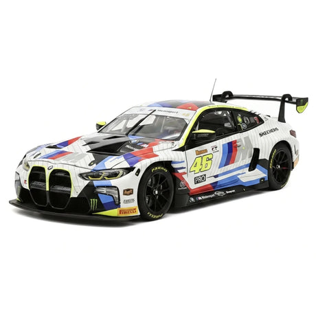 BMW 2025 M4 GT3 Team WRT #46 1:18 12H Bathurst modello da collezione pressofuso di Minichamps - vista 16