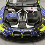 BMW 2025 M4 GT3 EVO Team WRT #46 1:18 modello da collezione Qatar pressofuso di 1812 km di Minichamps - vista 11