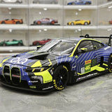 BMW 2025 M4 GT3 EVO Team WRT #46 1:18 modello da collezione in metallo pressofuso Qatar di 1812 km di Minichamps - vedi 3