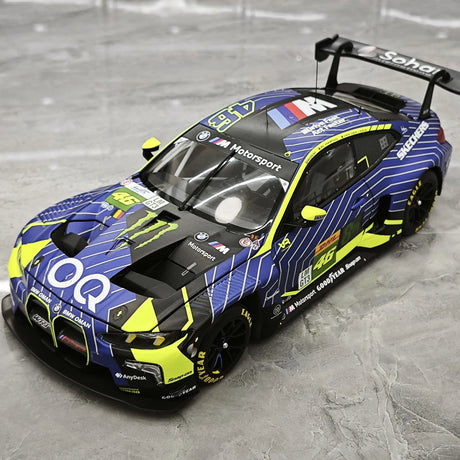 BMW 2025 M4 GT3 EVO Team WRT #46 1:18 modello da collezione in metallo pressofuso Qatar di 1812 km di Minichamps - vedi 4