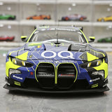 BMW 2025 M4 GT3 EVO Team WRT #46 1:18 Pole Position 6H modello da collezione Imola in metallo pressofuso di Minichamps - vista 1