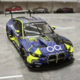 BMW 2025 M4 GT3 EVO Team WRT #46 1:18 Pole Position 6H modello da collezione Imola in metallo pressofuso di Minichamps - vista 10