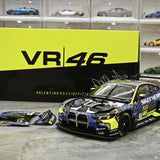 BMW 2025 M4 GT3 EVO Team WRT #46 1:18 Pole Position 6H modello da collezione Imola in metallo pressofuso di Minichamps - vista 15