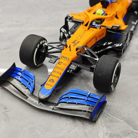 1:18 McLaren 2021 MCL35M #4 Italian GP Lando Norris F1 model car by Minichamps - view 11